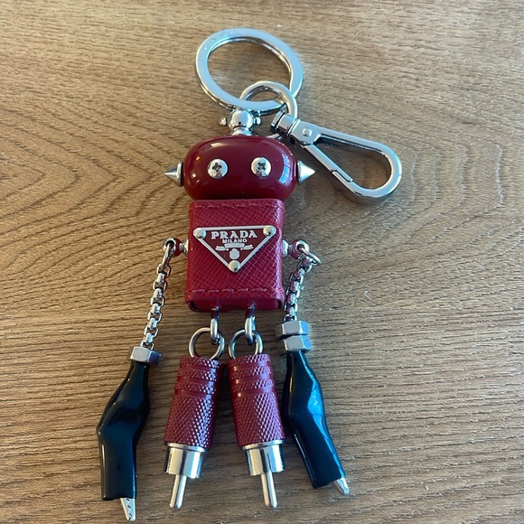 Prada Accessories - Prada keychain red robot 🤖